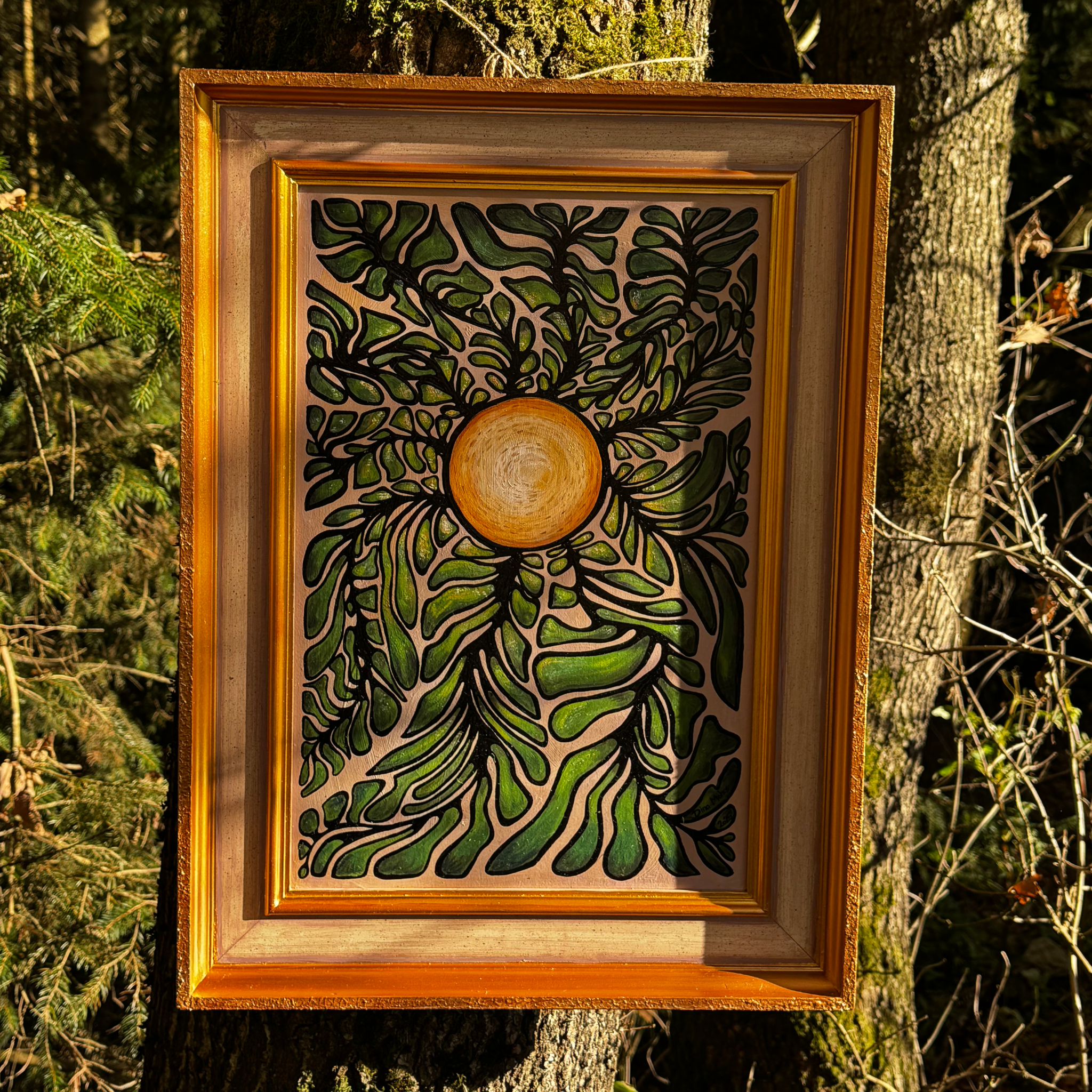 Sun and Moon Diptych